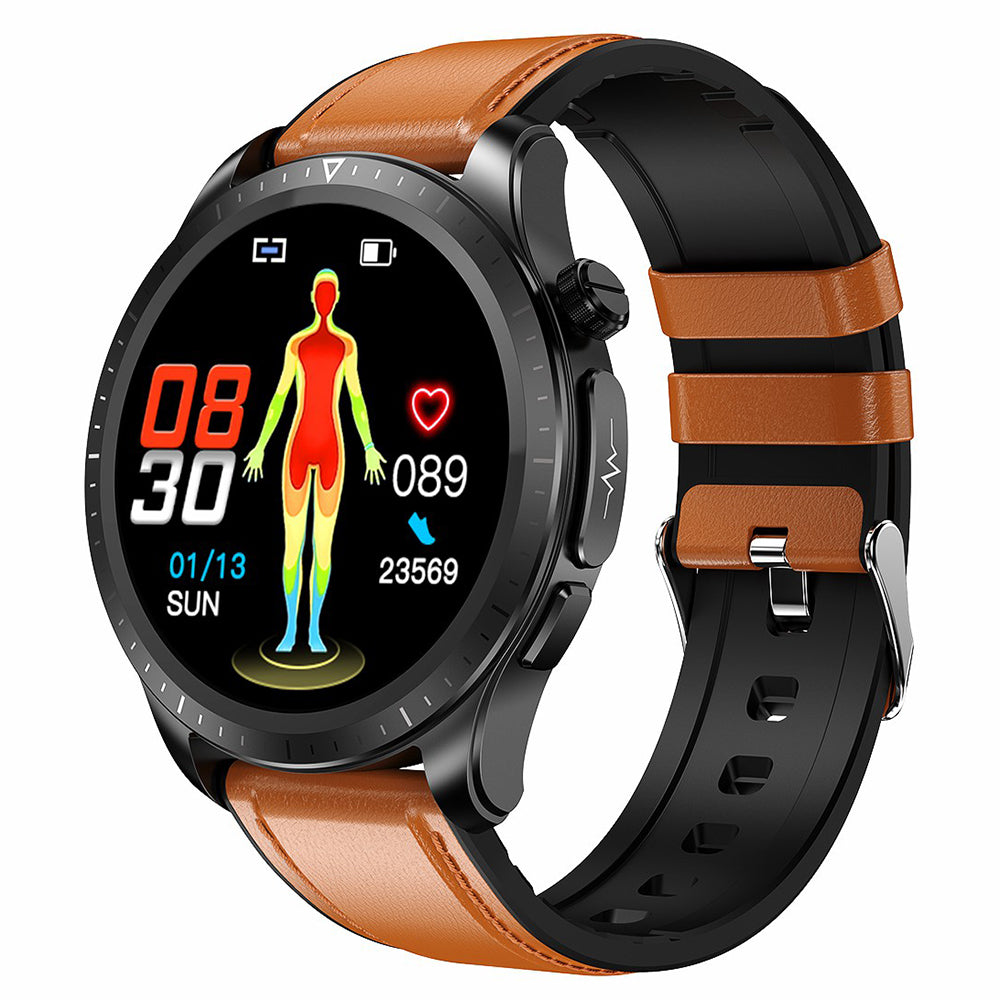 E420 1.39-inch Smart Bracelet Waterproof Fitness Watch ECG PPG Health Watch with Heart Rate Monitoring Leather Strap E420 1.39-inch Smart Bracelet Waterproof Fitness Watch ECG PPG Health Watch with Heart Rate Monitoring Leather Strap